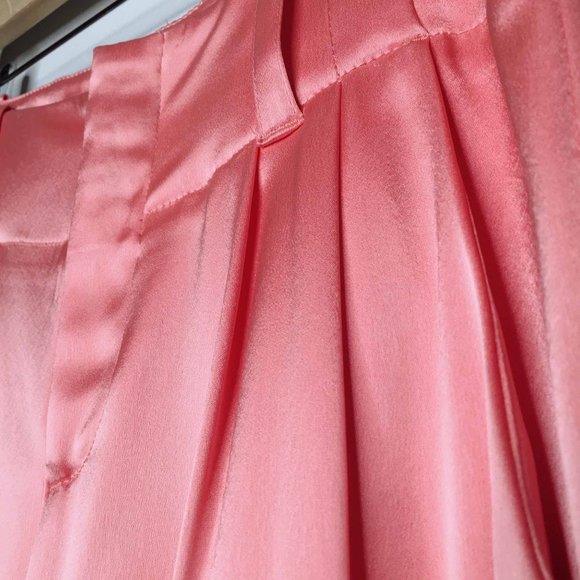 ⚡️SOLD⚡️ Alice + Olivia satin high rise wide leg trouser - Picture 6 of 8